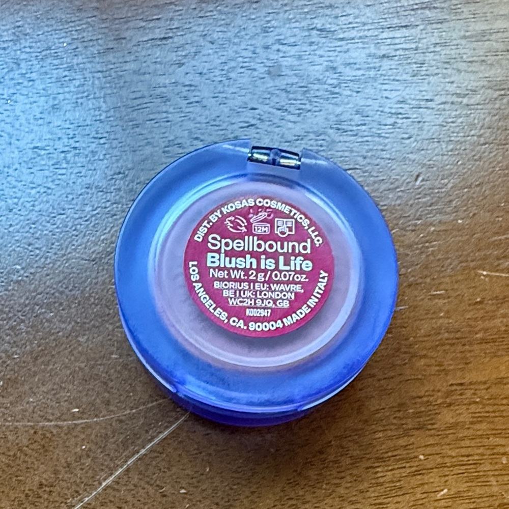 Kosas Spellbound Blush Is Life Cream Blush mini. 2g